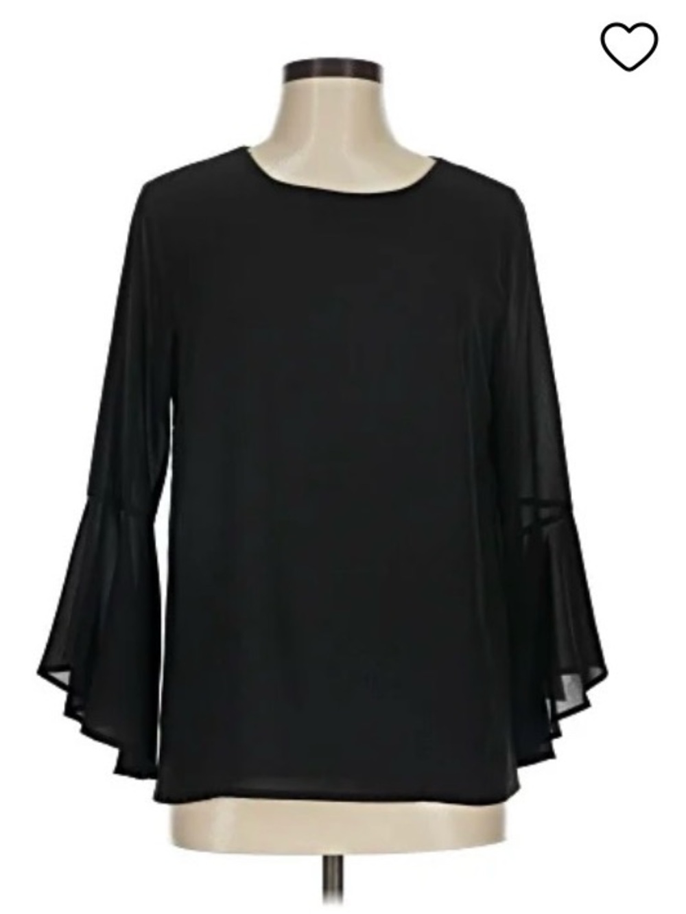 Goldray Black Top XXL with Bell sleeves